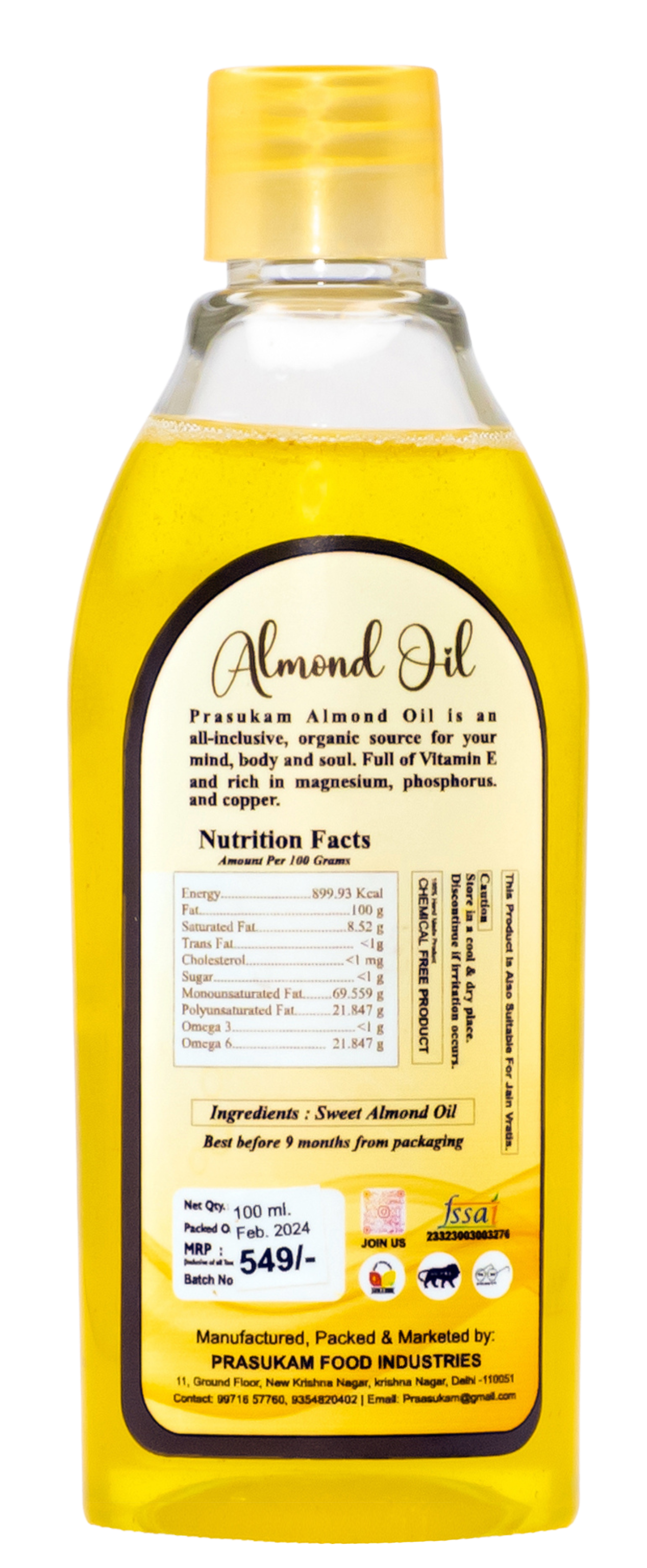 Almond Oil (100ml)