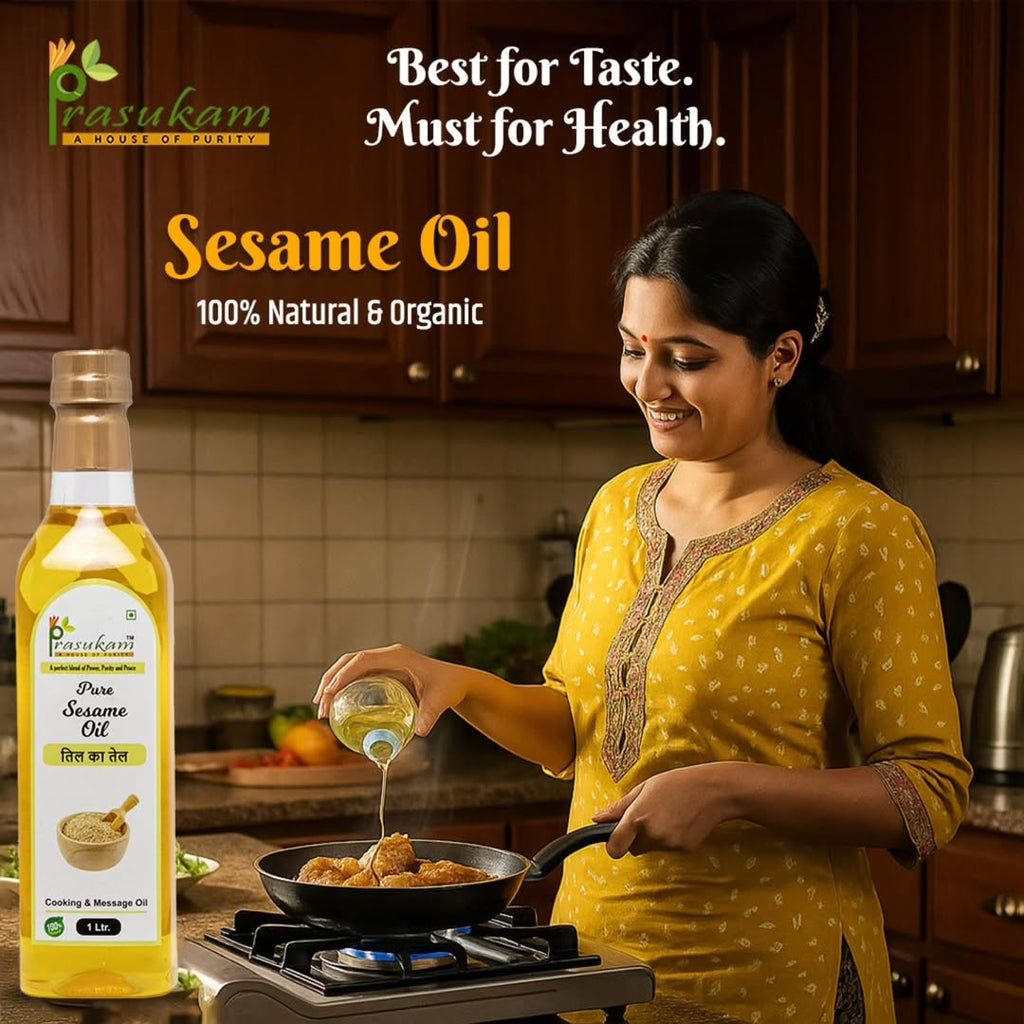 Prasukam White Sesame Oil