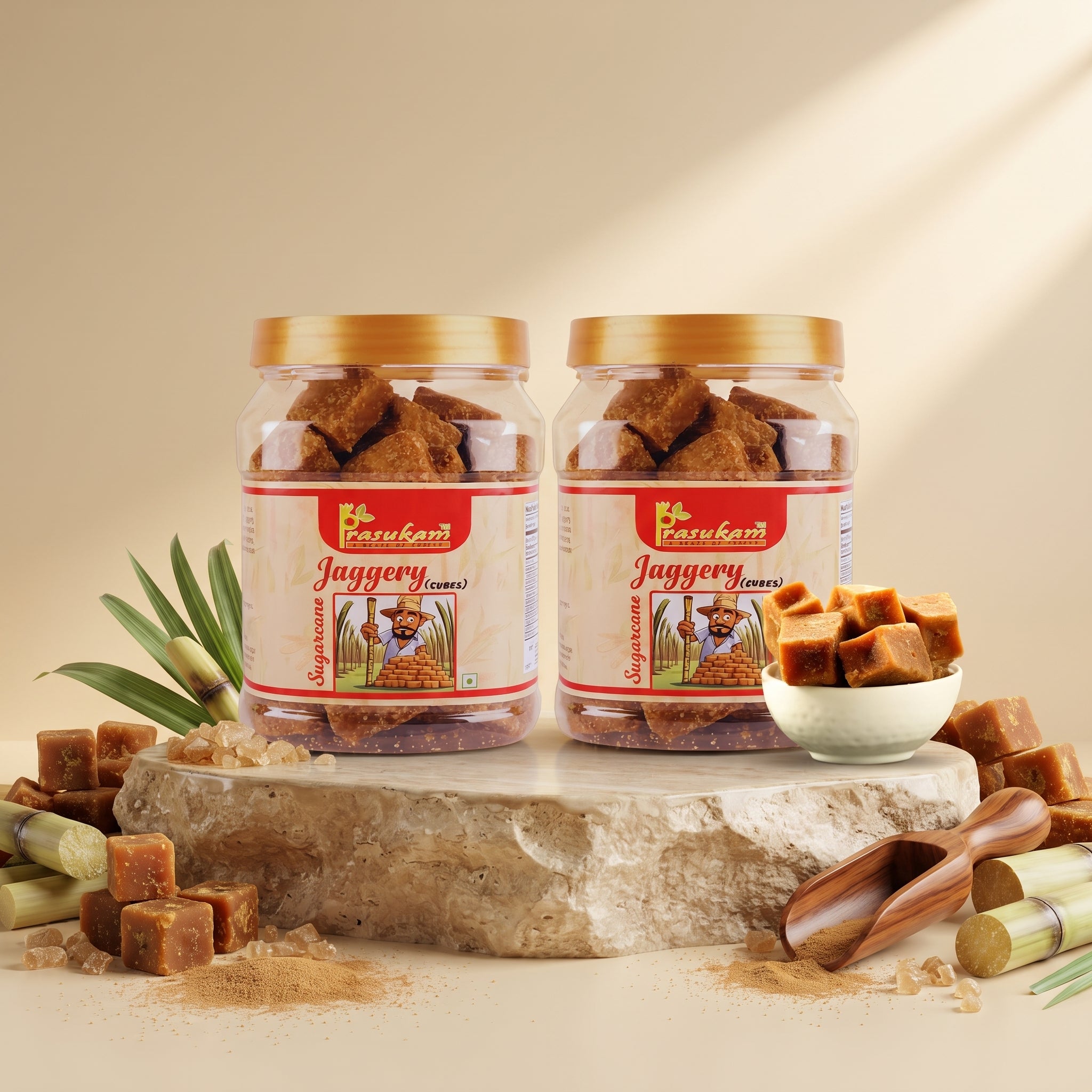 Jaggery Cubes (Combo of 2)