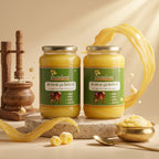 Prasukam 1Ltr A2 GIR COW BILONA GHEE (Combo of 2)