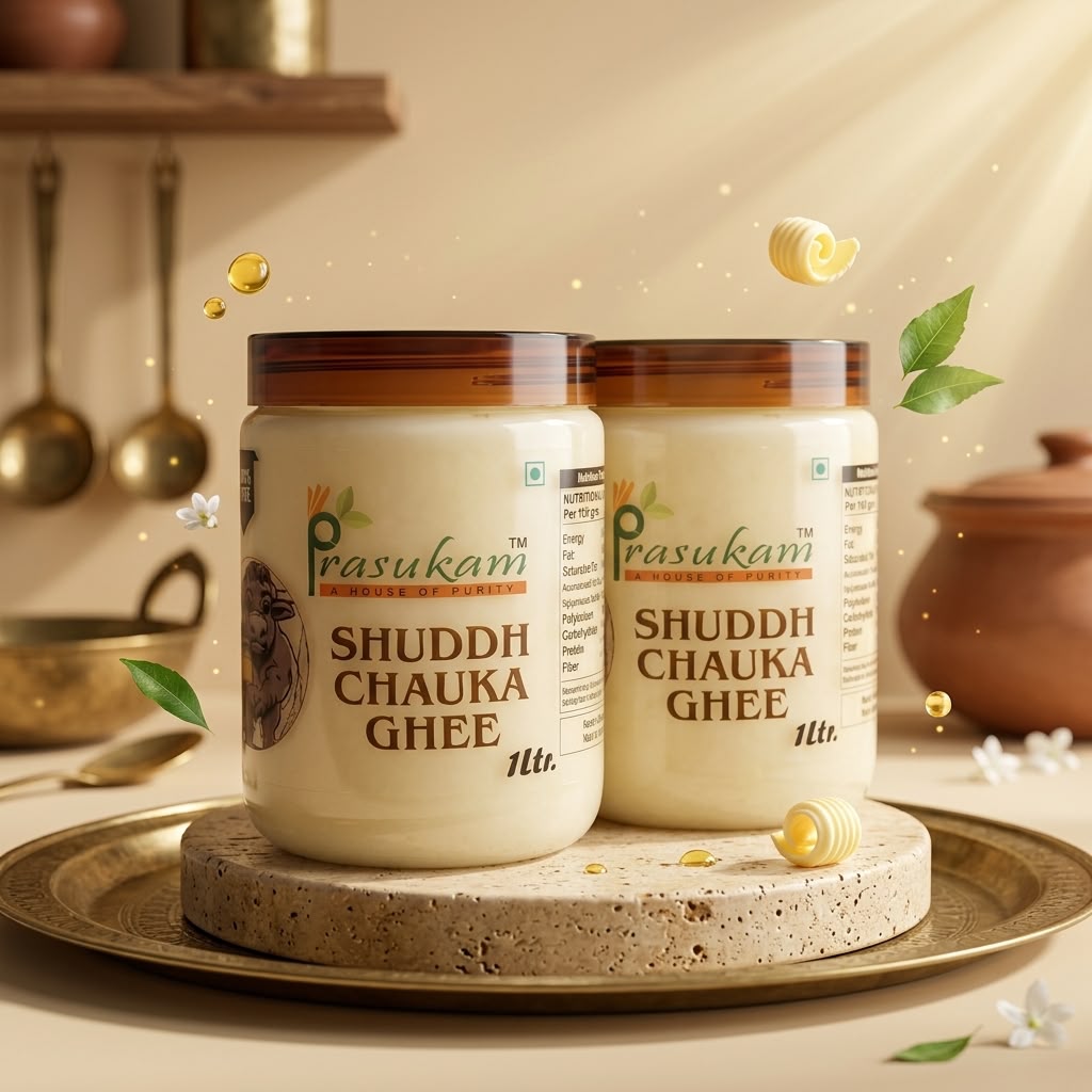 Prasukam Shuddh Chauka Ghee ( Combo of 2)