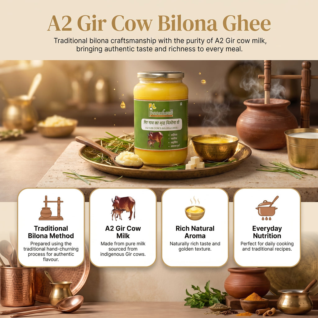 A2 GIR COW BILONA GHEE (MARYADIT) 1 LTR
