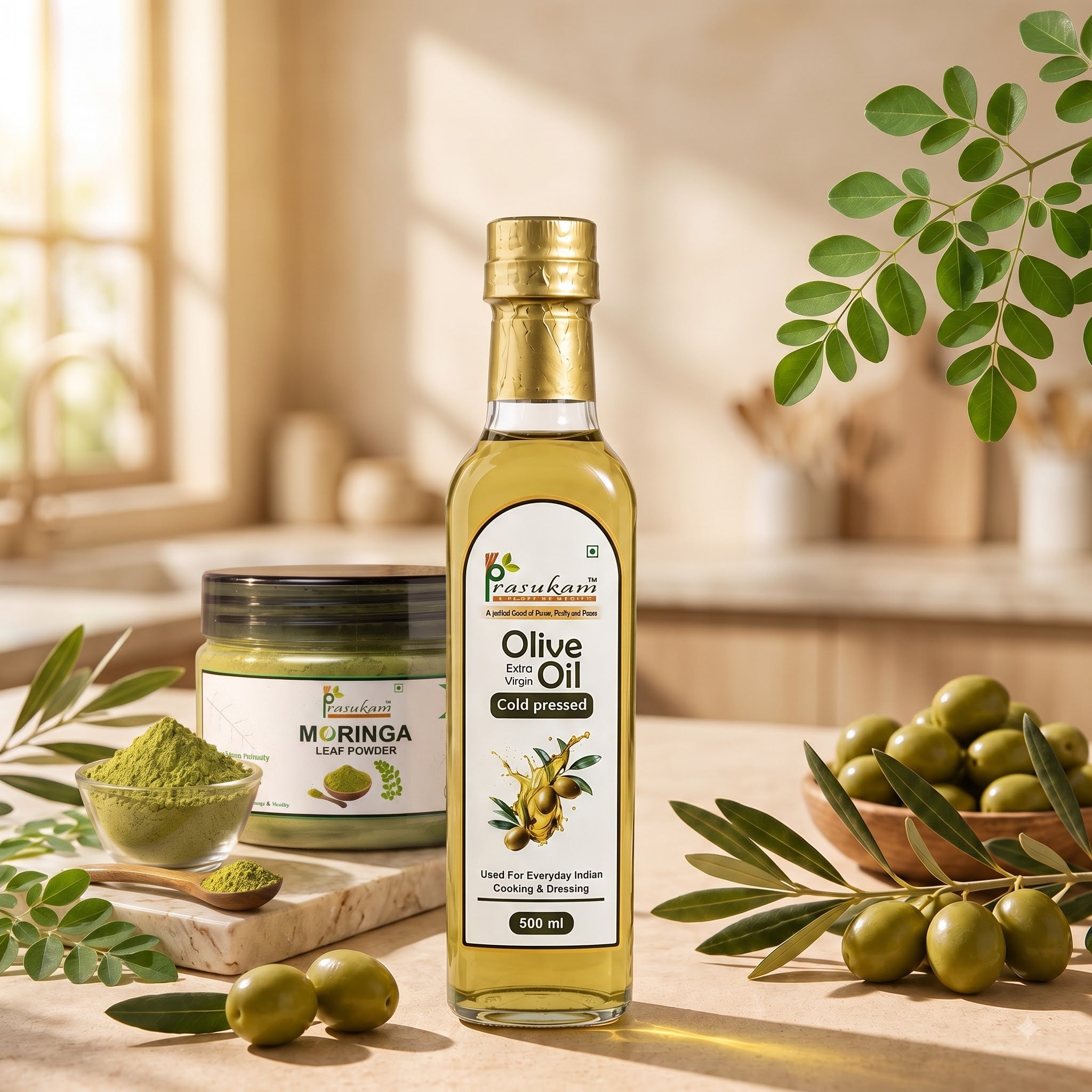 Olive Oil + Moringa Superfood Duo