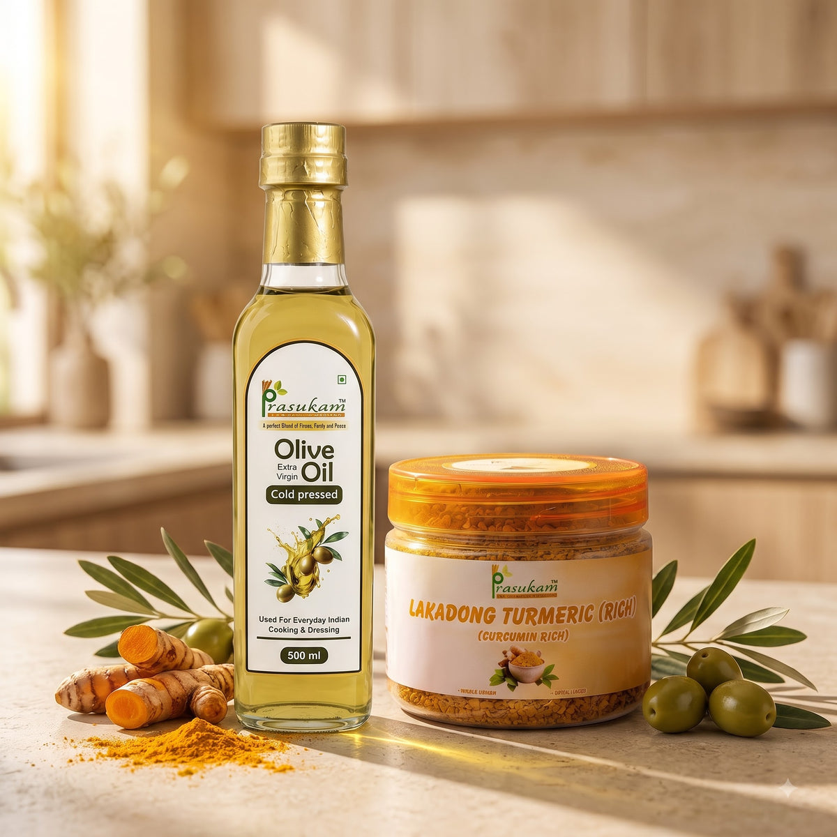 Olive Oil + Turmeric Health Duo