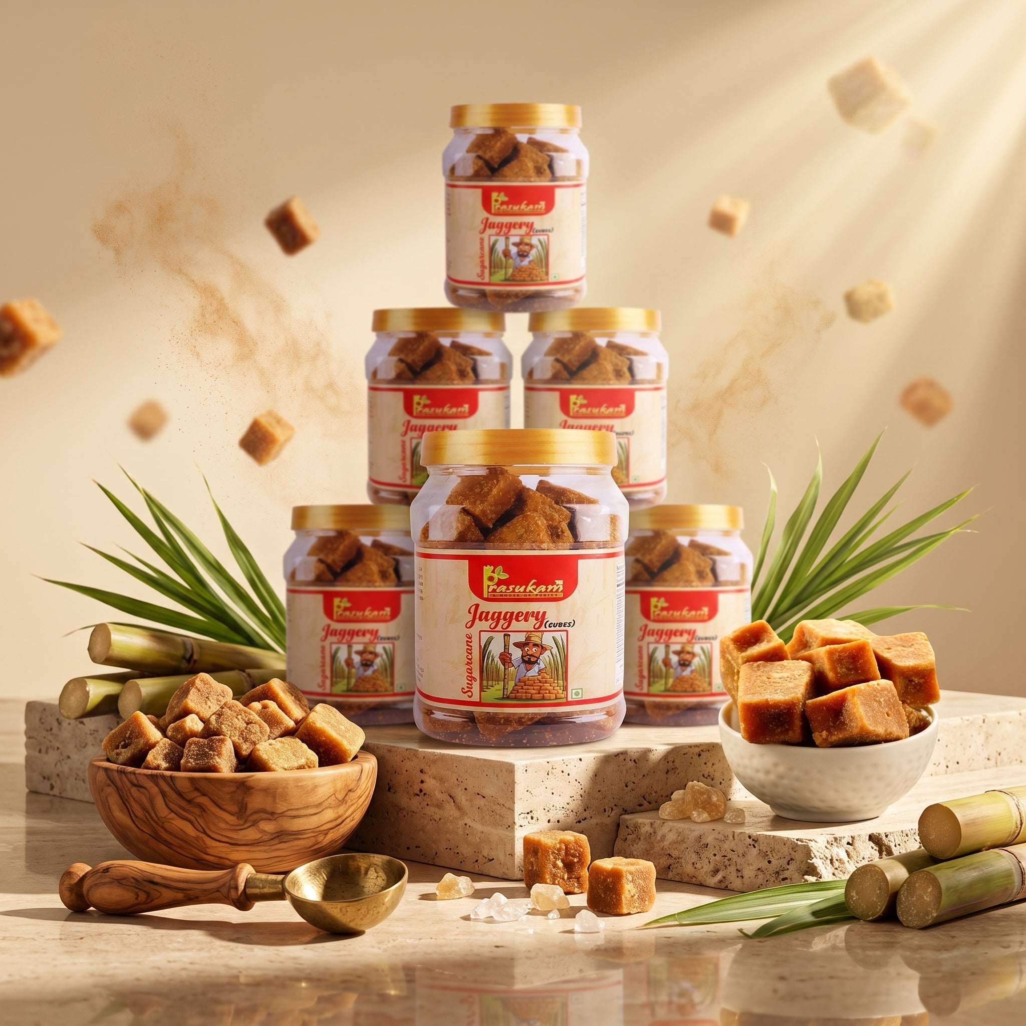 Jaggery Cubes (Combo of 6)