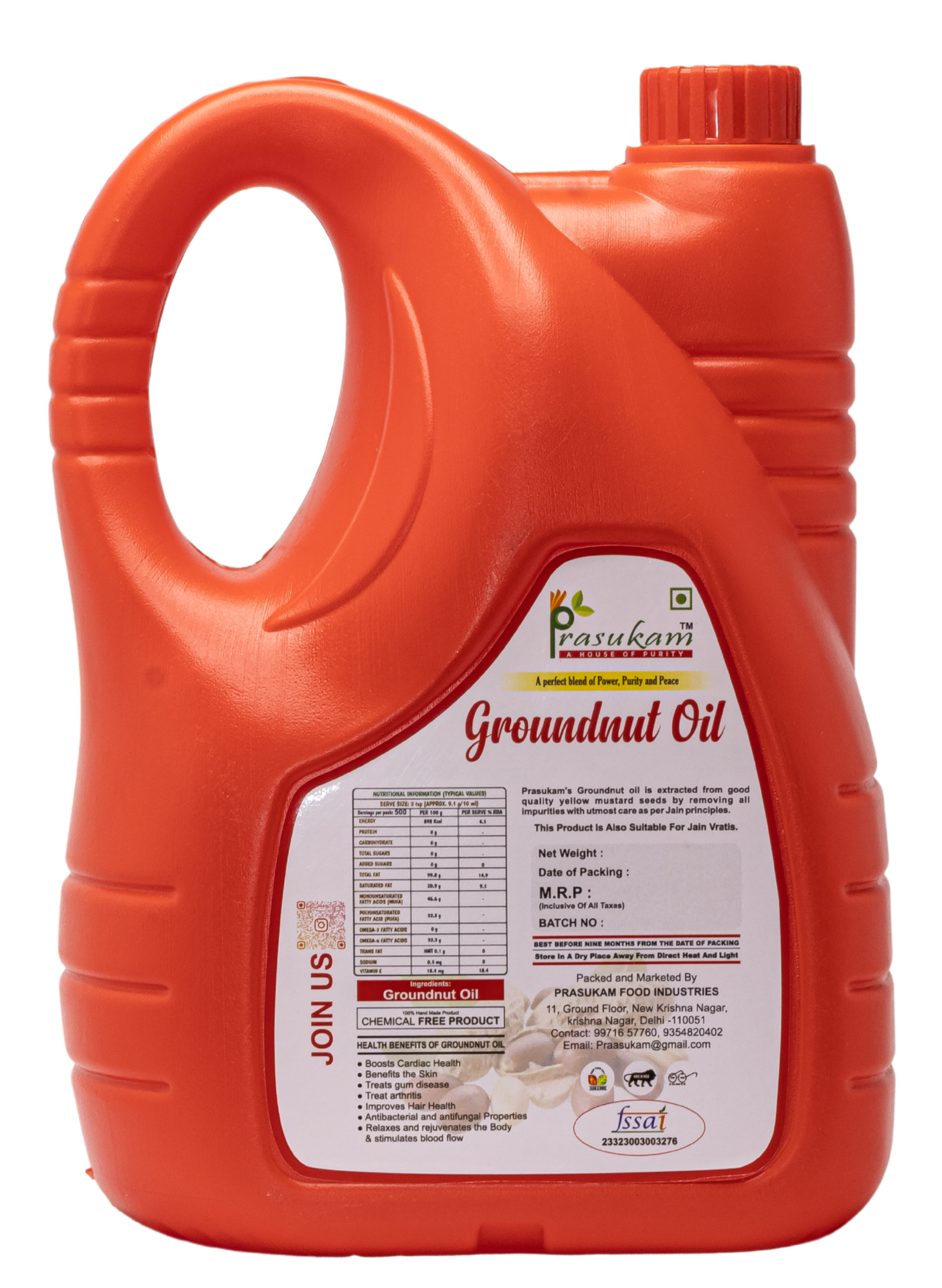 Groundnut Oil (5Ltr)