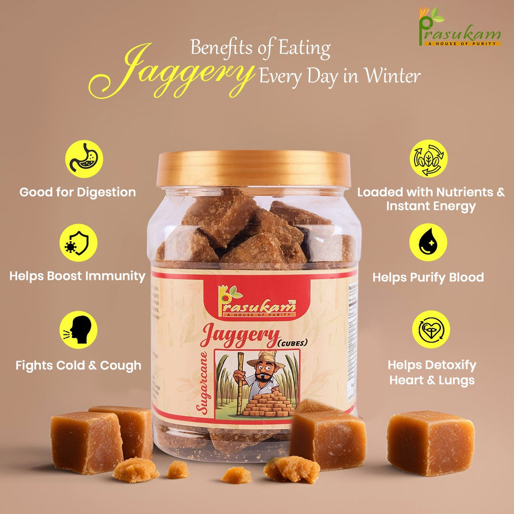 Prasukam Jaggery Cubes(गुड़)