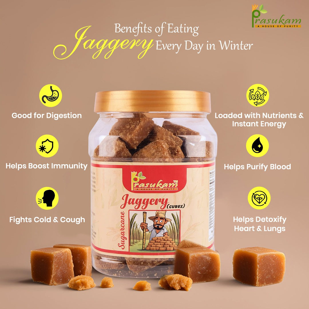 Prasukam Jaggery Cubes(गुड़)