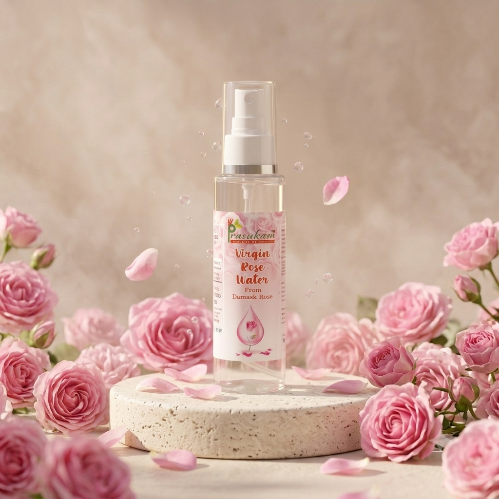 Prasukam Damask Virgin Rose Water